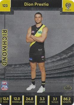 2023 AFL TeamCoach - Silver #123 Dion Prestia Front